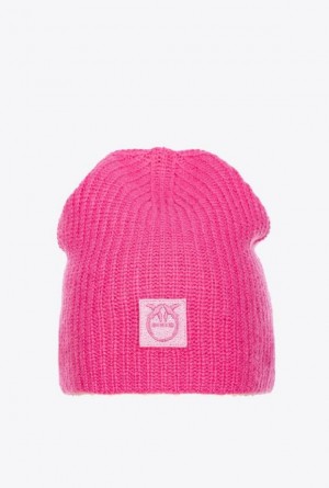 Pinko Cashmere Beanie Růžové | SN-PKO34361