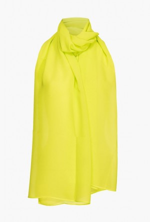 Pinko Chiffon Stole Světle Zelene Žluté | SN-PKO34383