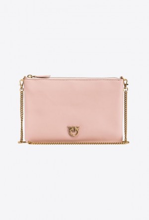 Pinko Classic Byty Love Bag Simply Růžové Růžové Zlaté | SN-PKO32462