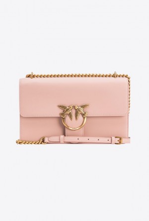 Pinko Classic Love Bag One Simply Růžové Růžové Zlaté | SN-PKO32520