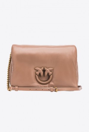 Pinko Classic Love Bag Click Puff Béžový | SN-PKO32423