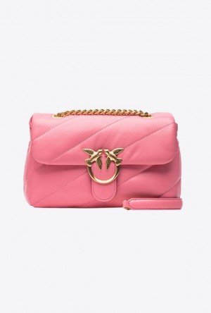 Pinko Galleria Classic Love Bag Puff Zlaté | SN-PKO32585