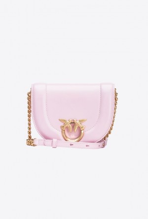 Pinko Galleria Mini Love Bag Click Round Zlaté | SN-PKO32341