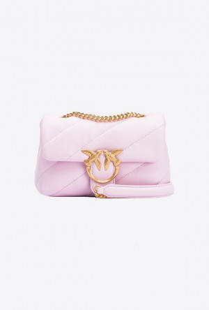 Pinko Galleria Mini Love Bag Puff Zlaté | SN-PKO32328