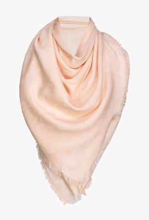 Pinko Large Monogram Scarf Růžové Bílé | SN-PKO34391