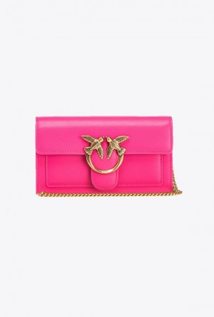 Pinko Love Bag One Wallet Simply Růžové Zlaté | SN-PKO34287