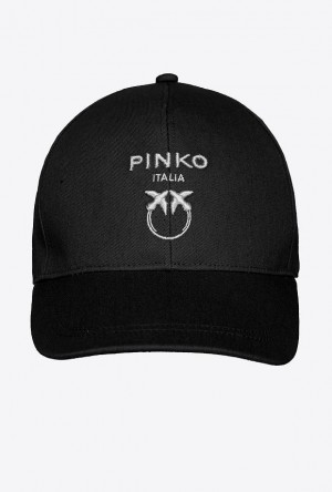 Pinko Love Birds Baseball Cap Černé | SN-PKO34358