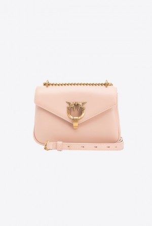 Pinko Mini Cupido Bag Messenger Růžové Růžové Zlaté | SN-PKO32674