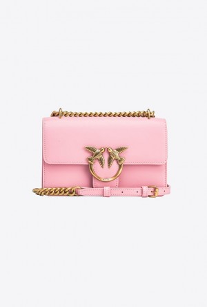 Pinko Mini Love Bag One Simply Růžové Zlaté | SN-PKO32528