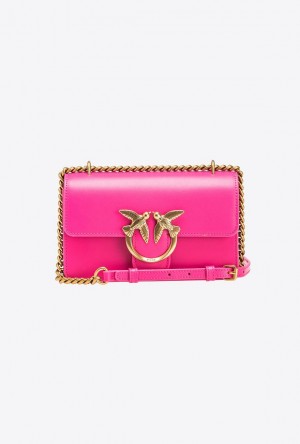 Pinko Mini Love Bag One Simply Růžové Zlaté | SN-PKO32587