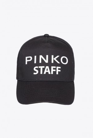 Pinko Staff Baseball Cap Černé Bílé | SN-PKO34376