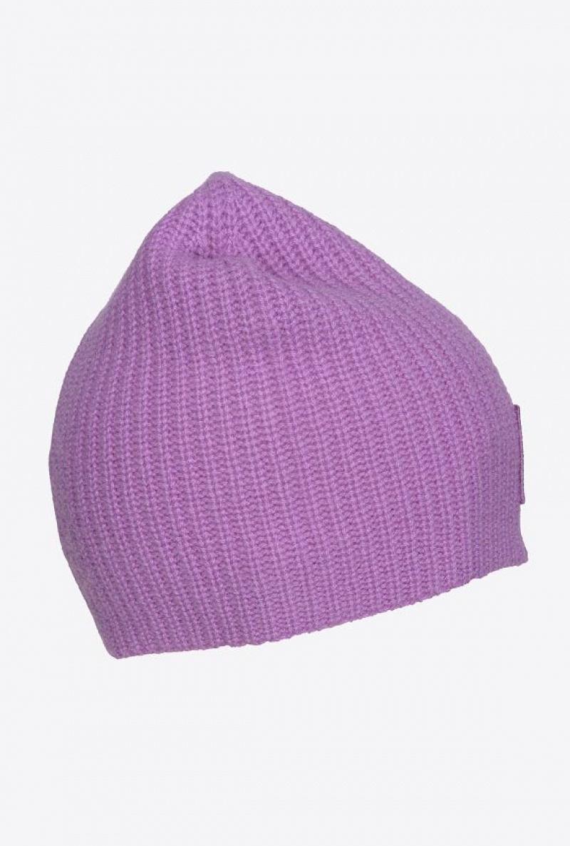 Pinko Cashmere Beanie Fialové | SN-PKO34367