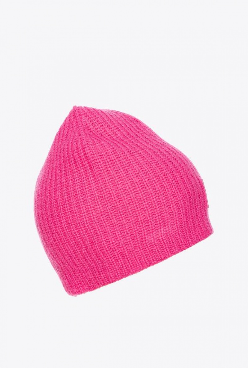 Pinko Cashmere Beanie Růžové | SN-PKO34361