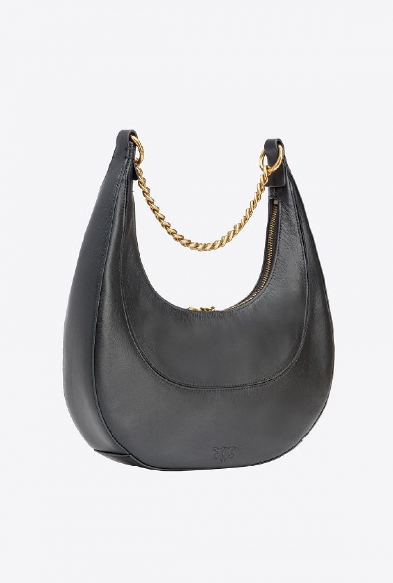 Pinko Classic Brioche Bag Hobo Černé Zlaté | SN-PKO32593