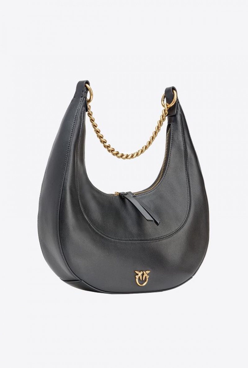 Pinko Classic Brioche Bag Hobo Černé Zlaté | SN-PKO32593