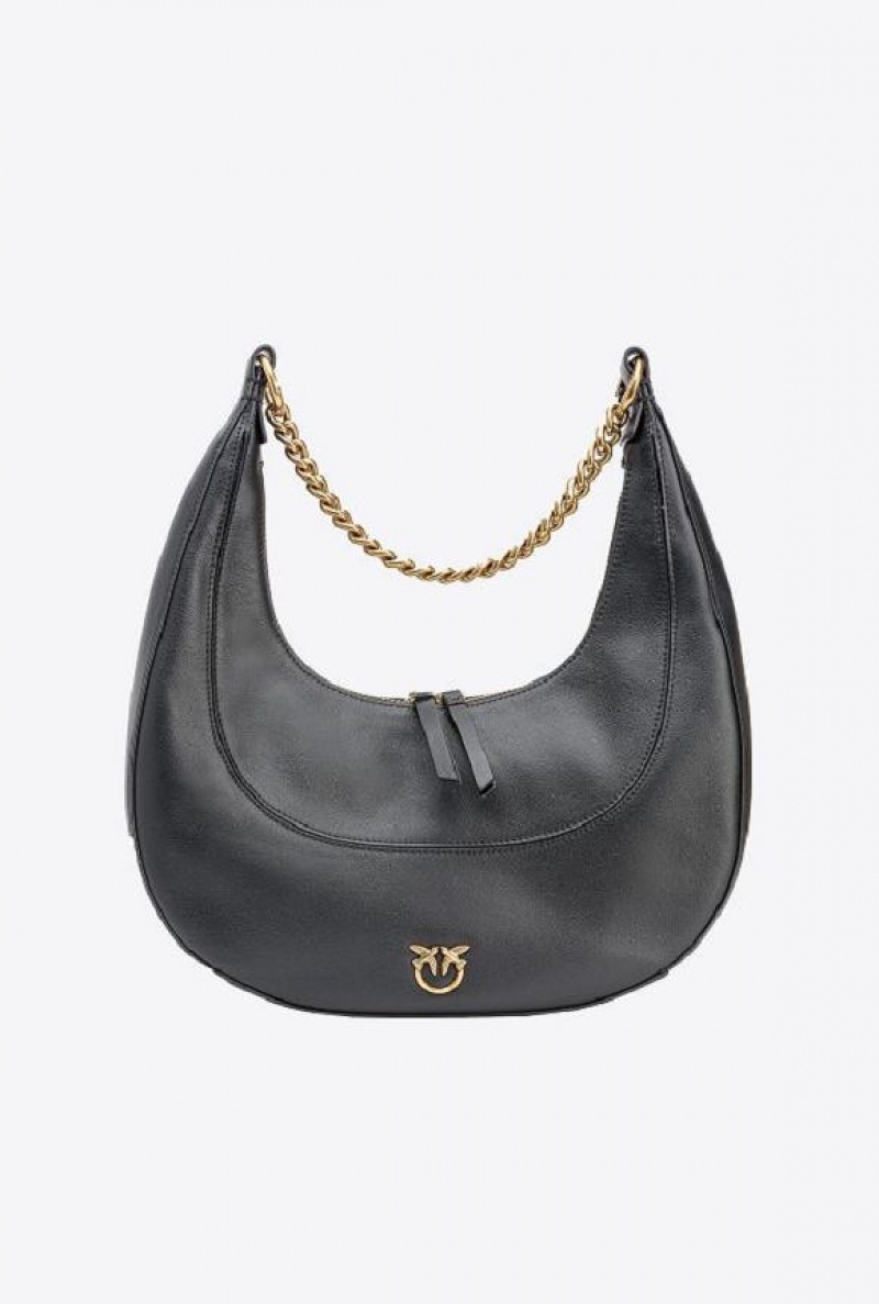 Pinko Classic Brioche Bag Hobo Černé Zlaté | SN-PKO32593