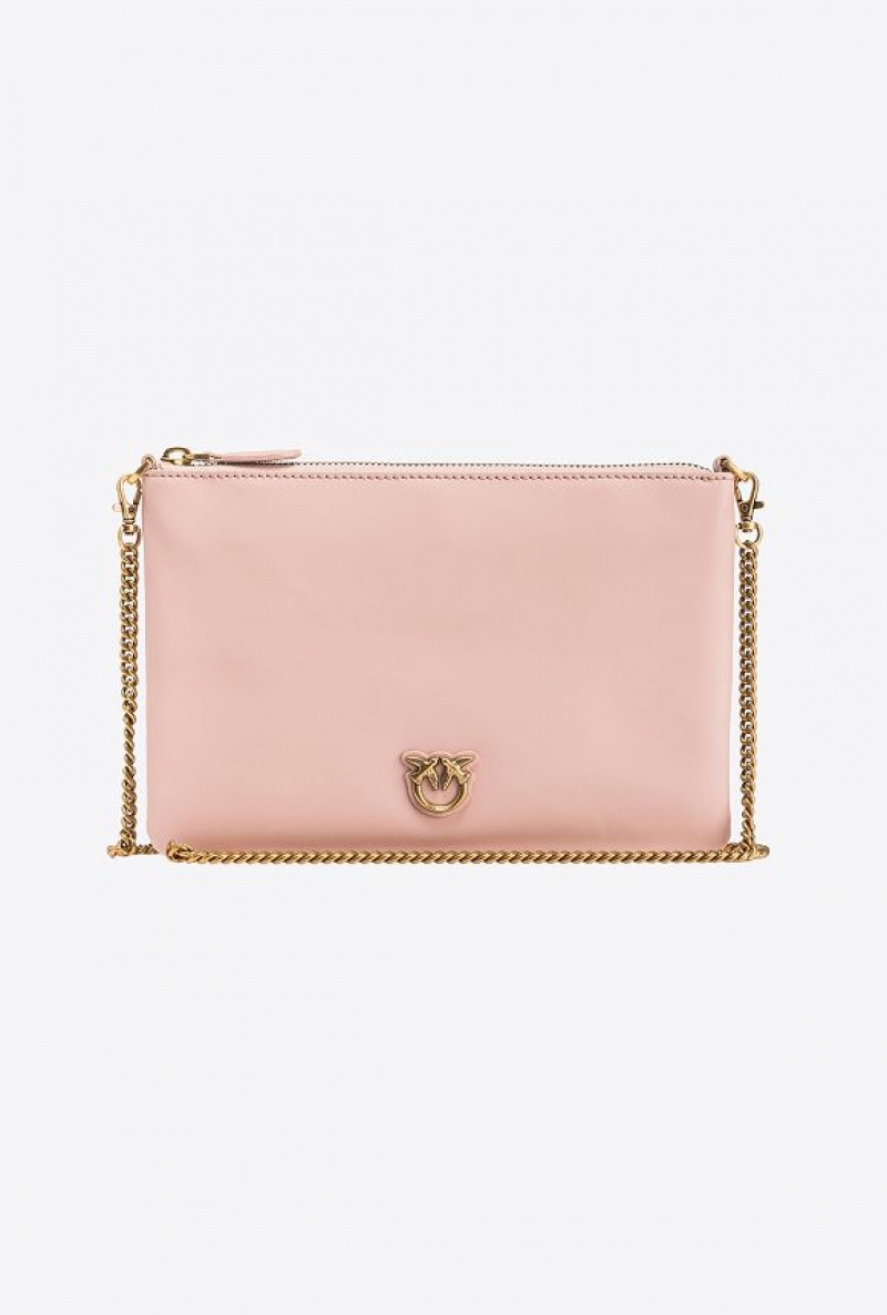 Pinko Classic Byty Love Bag Simply Růžové Růžové Zlaté | SN-PKO32462