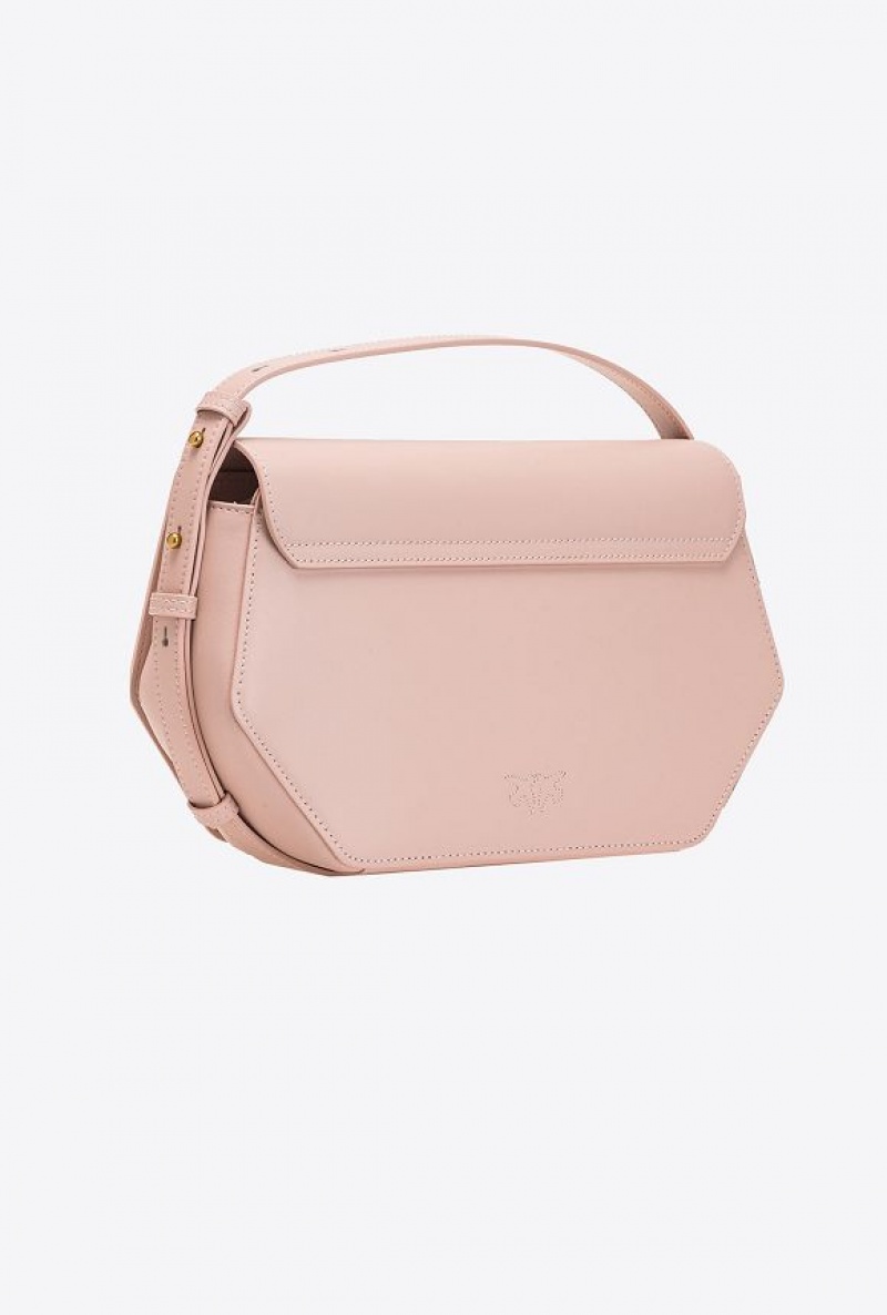 Pinko Classic Love Bag Click Hexagon Simply Růžové Růžové Zlaté | SN-PKO32366