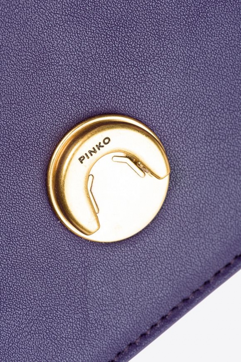 Pinko Classic Love Bag One Simply Fialové Zlaté | SN-PKO32330