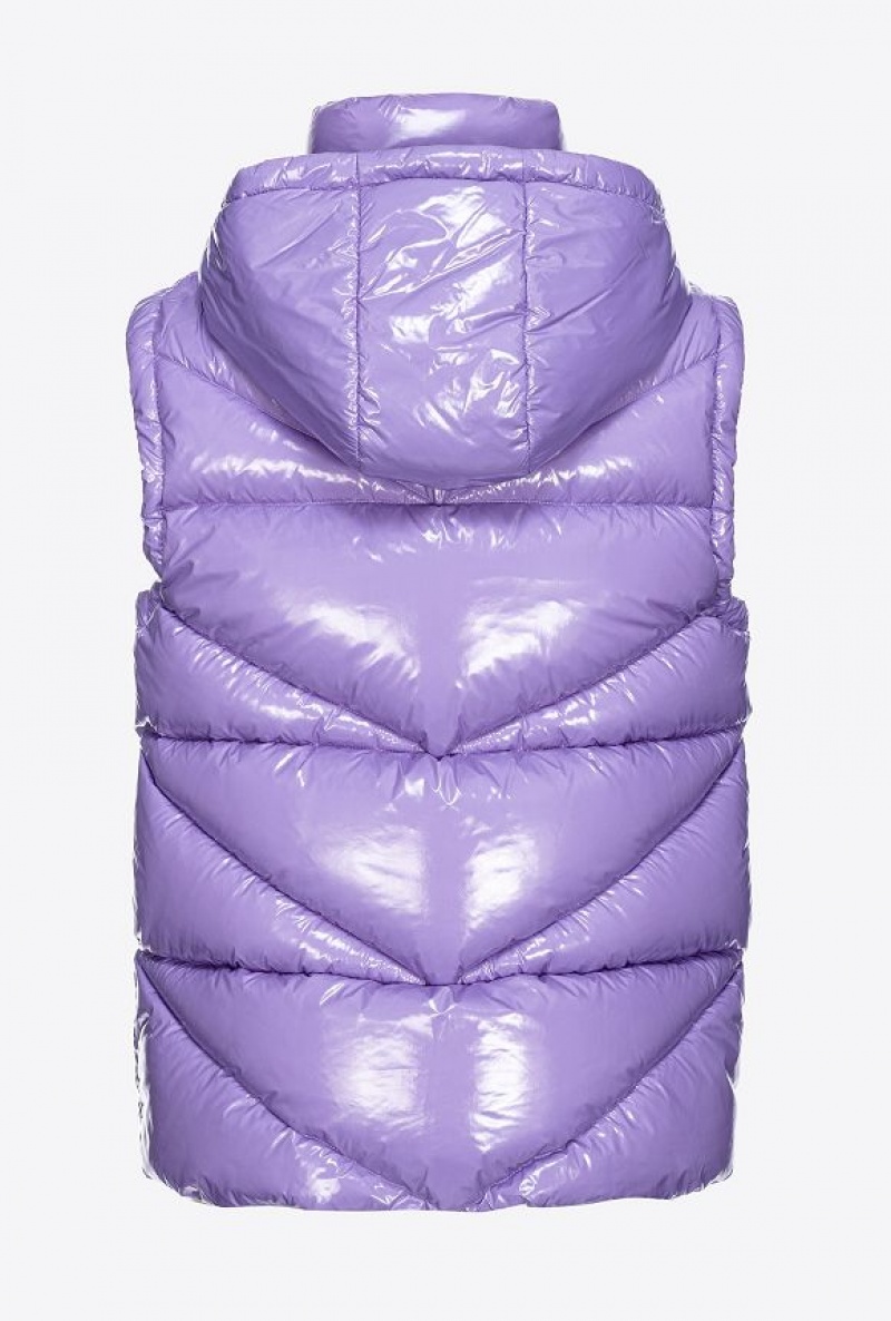 Pinko Down Vest Fialové | SN-PKO33611