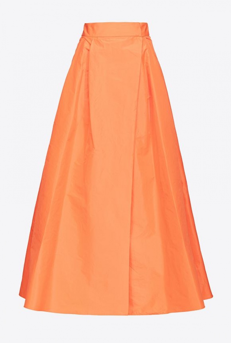 Pinko Elegantní Maxi-skirt Červené Oranžové | SN-PKO34055