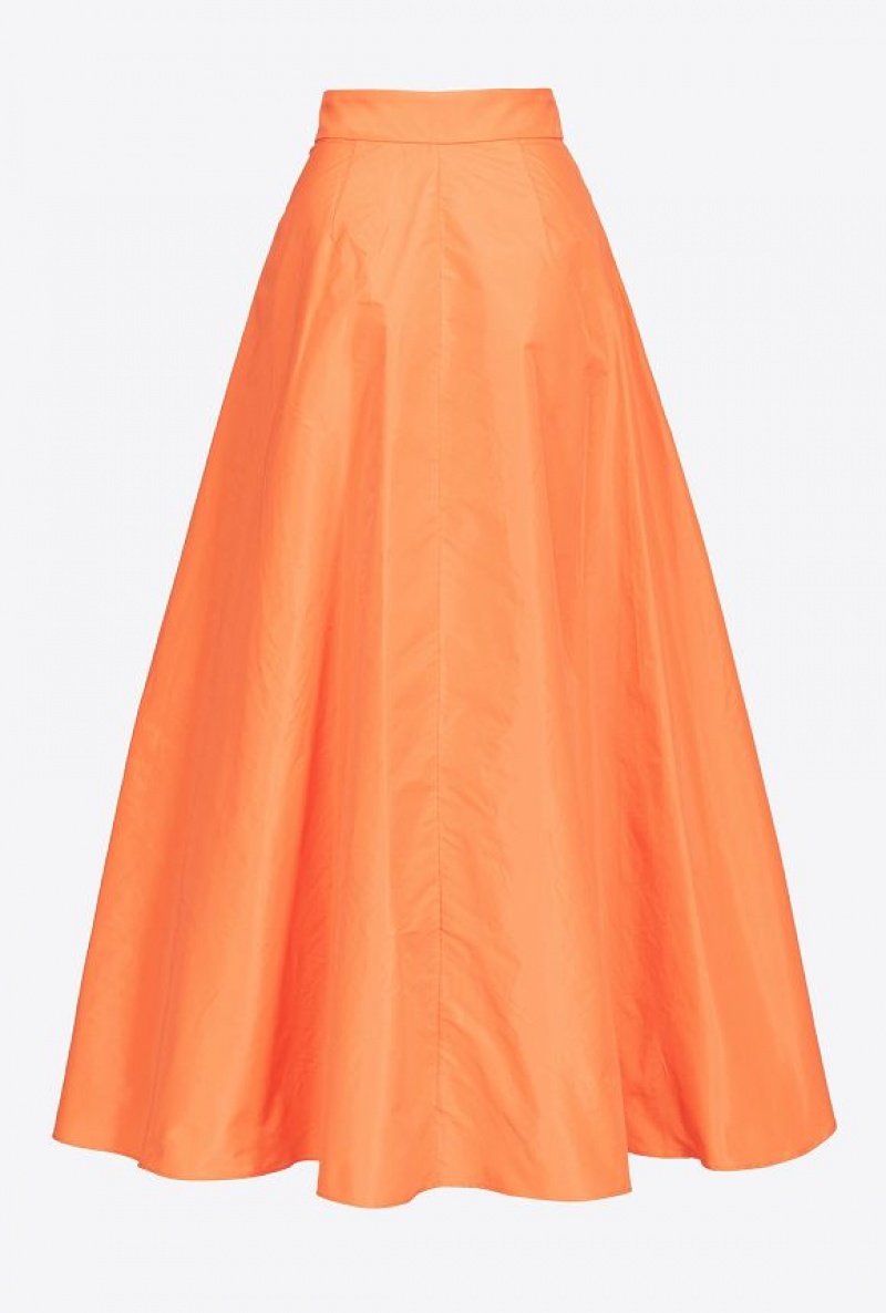 Pinko Elegantní Maxi-skirt Červené Oranžové | SN-PKO34055