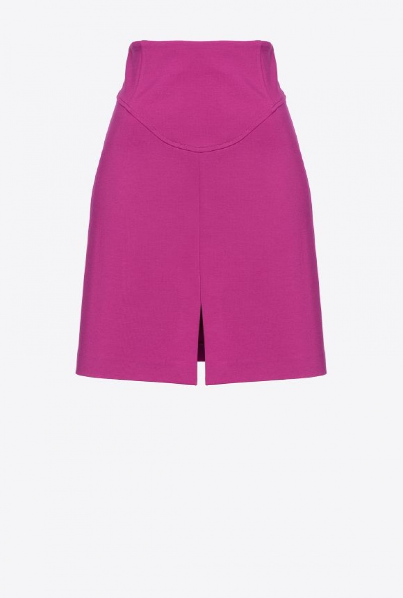 Pinko Full Milano Mini Skirt Fialové | SN-PKO33920