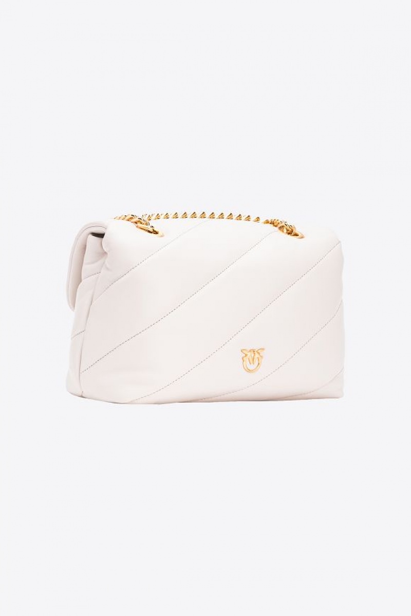 Pinko Galleria Classic Love Bag Puff Hnědé Béžový | SN-PKO32572