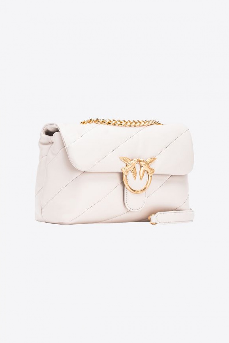 Pinko Galleria Classic Love Bag Puff Hnědé Béžový | SN-PKO32323