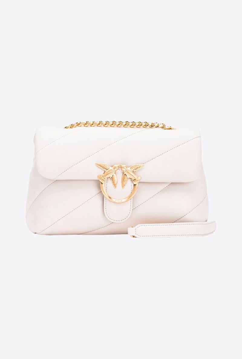 Pinko Galleria Classic Love Bag Puff Hnědé Béžový | SN-PKO32323