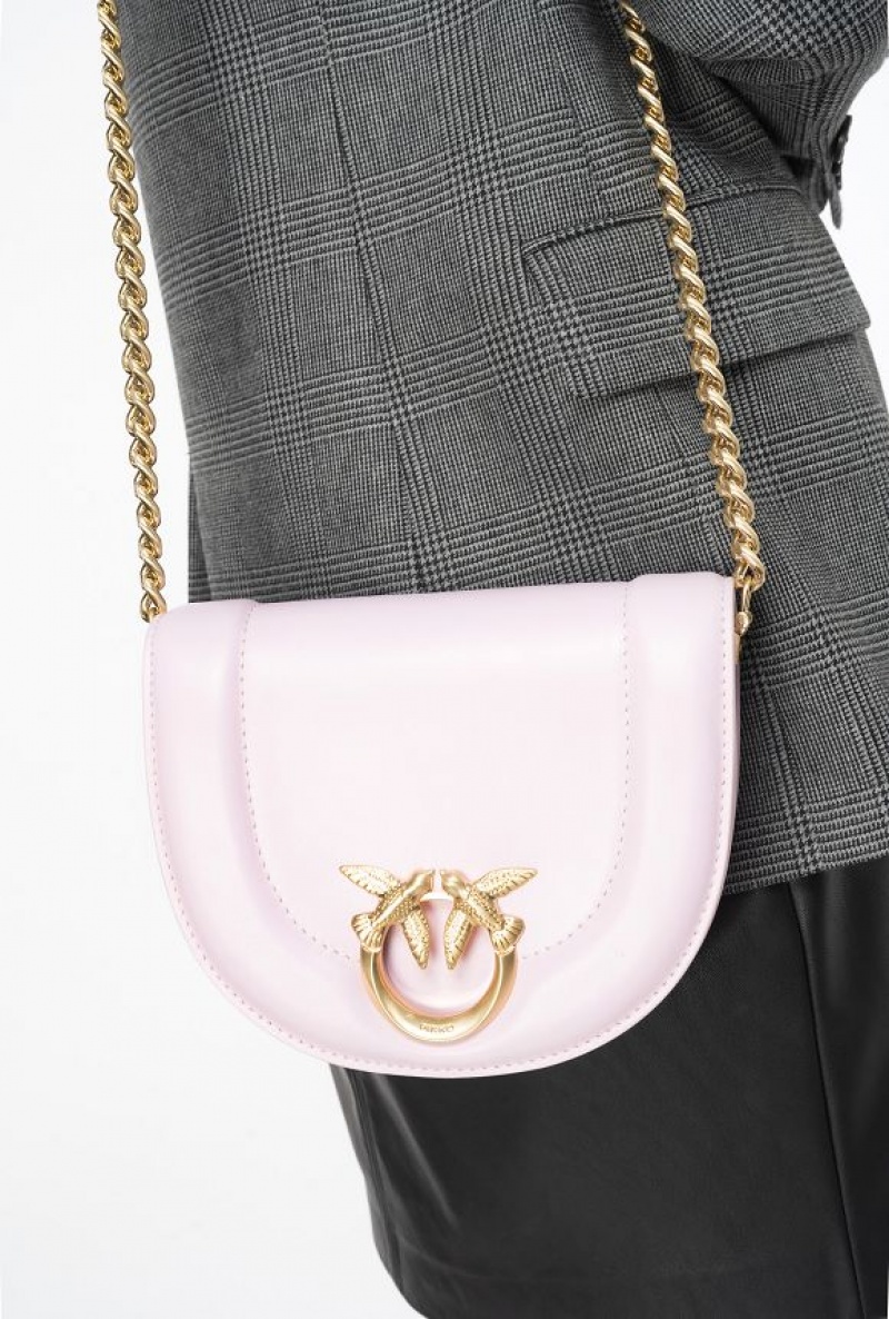 Pinko Galleria Mini Love Bag Click Round Zlaté | SN-PKO32341