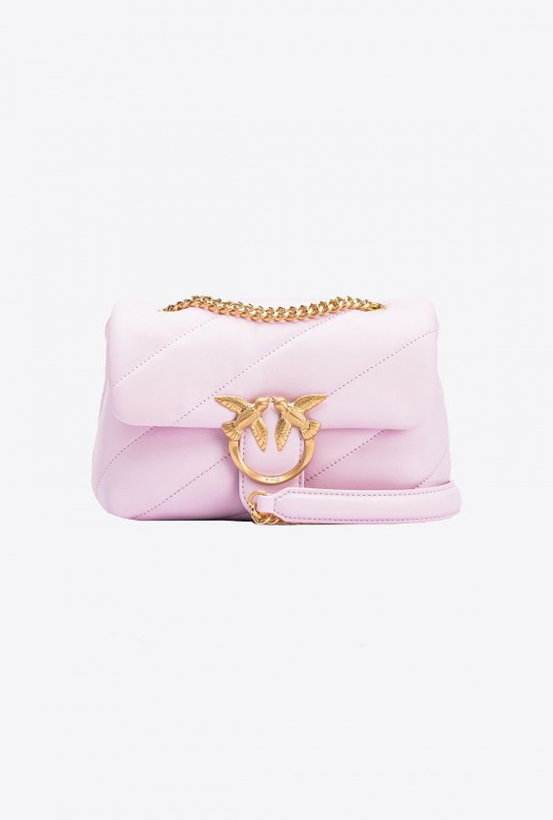 Pinko Galleria Mini Love Bag Puff Zlaté | SN-PKO32328