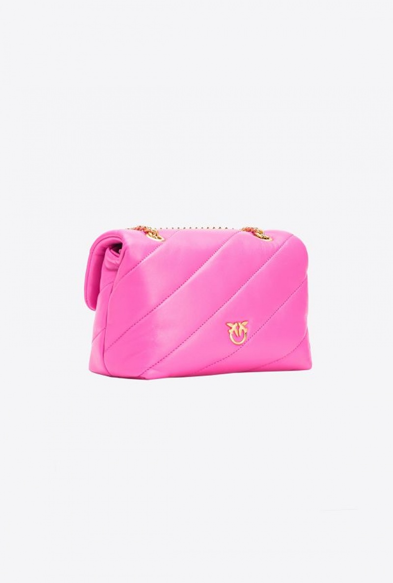 Pinko Galleria Mini Love Bag Puff Zlaté | SN-PKO32337