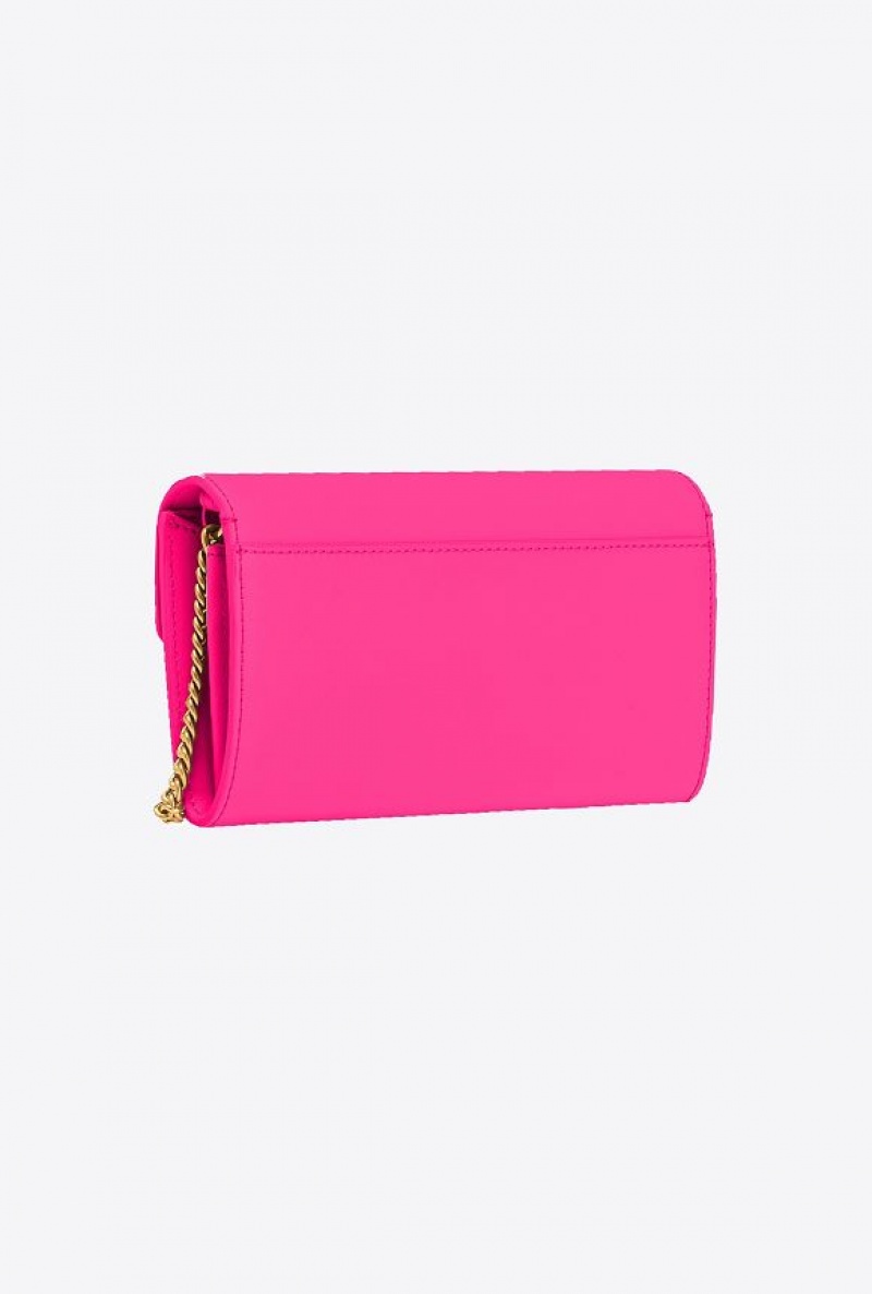 Pinko Love Bag One Wallet Simply Růžové Zlaté | SN-PKO32453