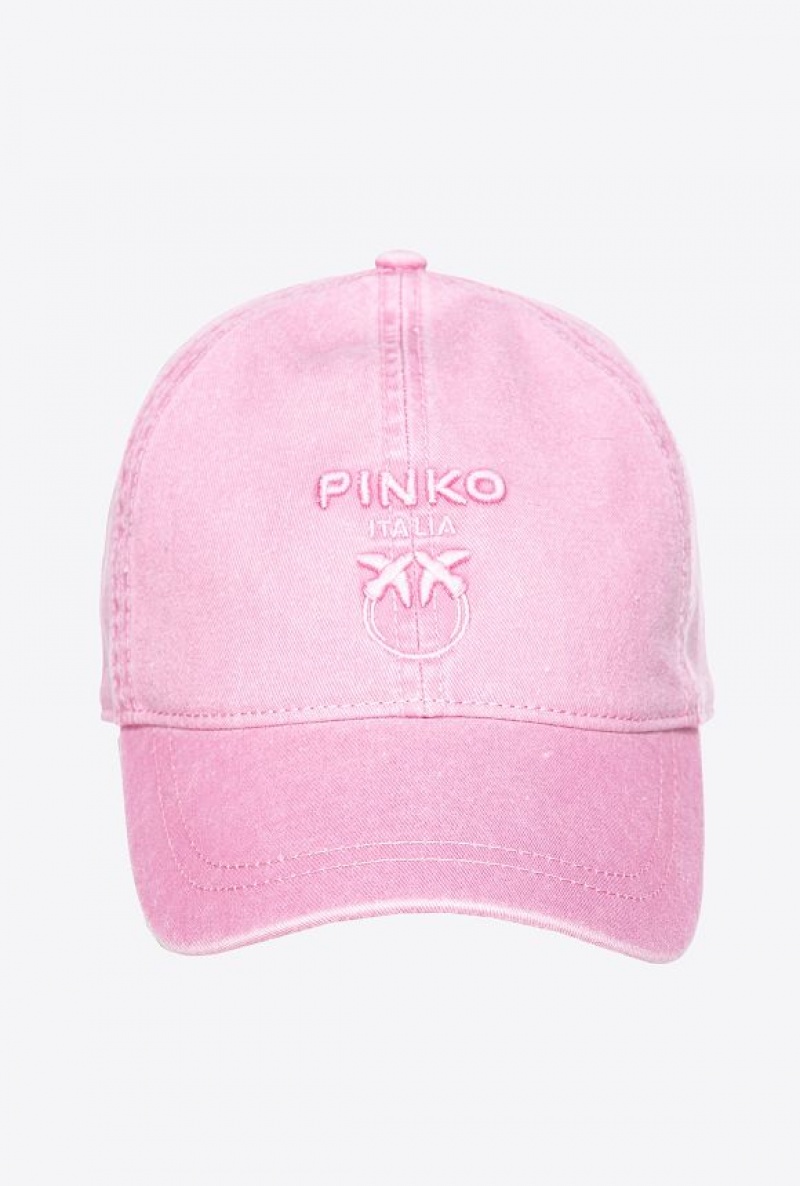 Pinko Love Birds Baseball Cap Fialové | SN-PKO34374