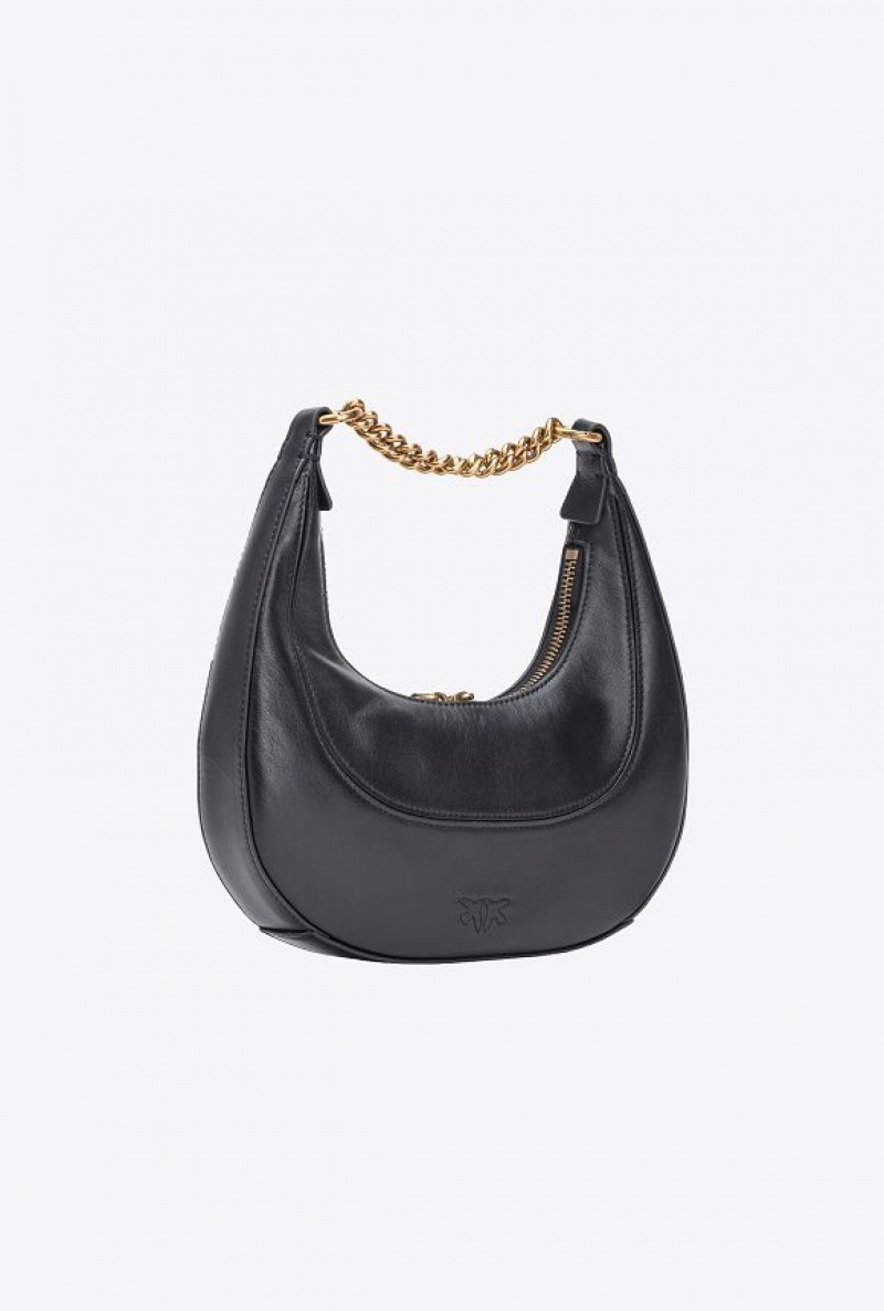 Pinko Mini Brioche Bag Hobo Černé Zlaté | SN-PKO32876