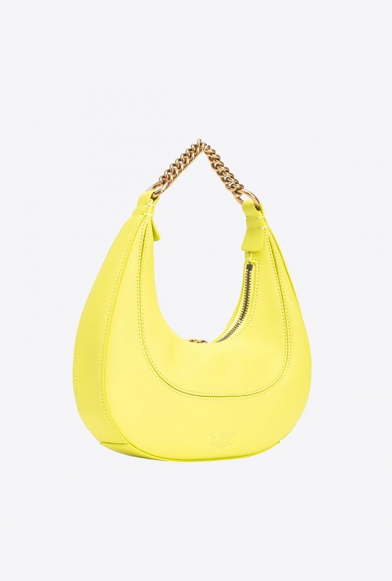 Pinko Mini Brioche Bag Hobo Žluté Zlaté | SN-PKO32594