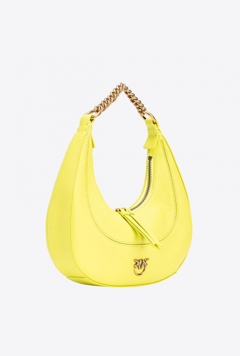 Pinko Mini Brioche Bag Hobo Žluté Zlaté | SN-PKO32594