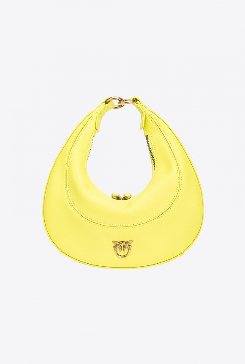 Pinko Mini Brioche Bag Hobo Žluté Zlaté | SN-PKO32594