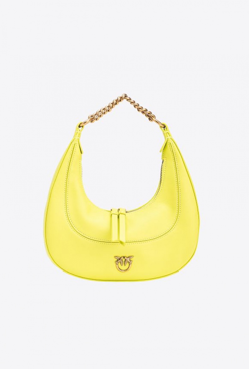 Pinko Mini Brioche Bag Hobo Žluté Zlaté | SN-PKO32594