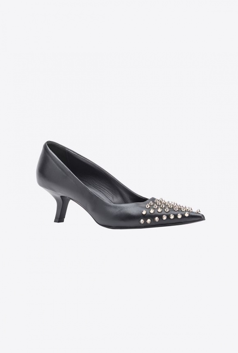 Pinko Studded Pumps Černé | SN-PKO34150